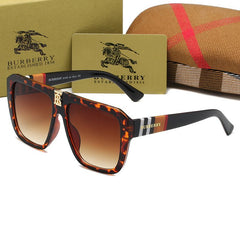 Fashion Unisex Plaid Frame Sunglasses