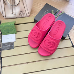 Fashion Colorful Platform Slippers