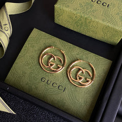 Classic Double G Letter Earrings