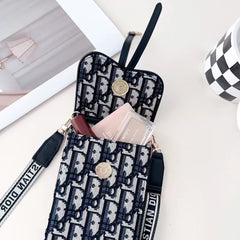 Embroidered mobile phone bag