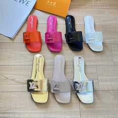 Multicolor Flat Slides