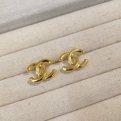 Golden Double C Earrings