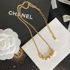 Fashion Gold Letter Necklace