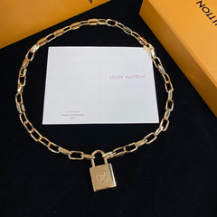 Individual Lock Chain Necklace