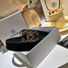 Fashion Double C Letter Ladies Leather Belt