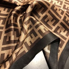 F Elegant Square Scarf