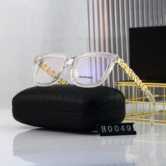 Metal Alphabet Border Eyewear