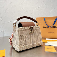 Sun Woven Tote Beach Bag