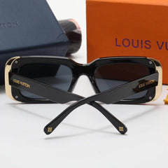 Luxury Cat-Eye Metal Square Frame Sunglasses