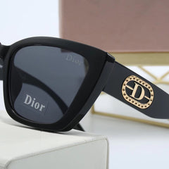 Fashionable Square Frame Thin-leg Sunglasses