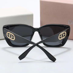 Fashionable Square Frame Thin-leg Sunglasses