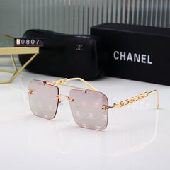 Fashionable watermark metal frame sunglasses