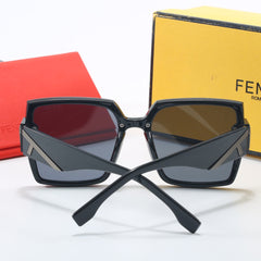 Fashionable square frame four-color unisex sunglasses