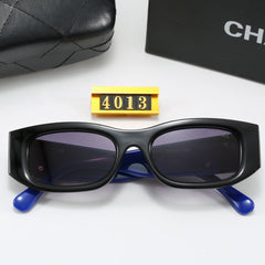 Matching color personality cat-eye sunglasses