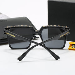 Luxury square frame universal sunglasses