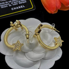 Luxury rhinestone earrings