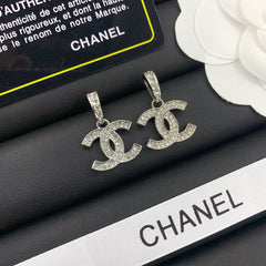 Luxury rhinestone earrings