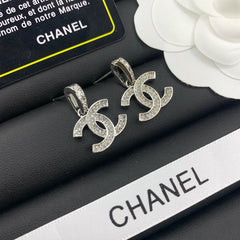 Luxury rhinestone earrings