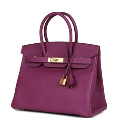 HE&ME Birkin 30 Anemone Epsom Gold Hardware