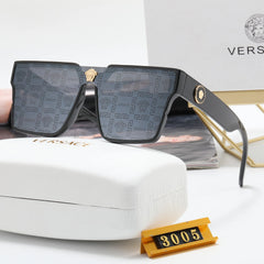 Retro Printed Fashion Squre Sunglasses