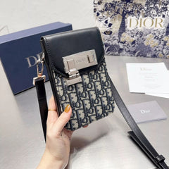 Monogram Jacquard Crossbody Phone Bag