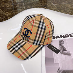 Classic Check Embroidered Baseball Cap