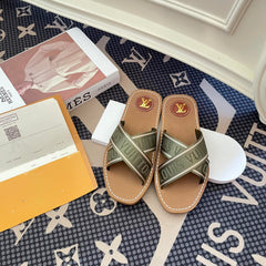 New Cross Strap Slippers Sandals