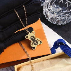 Cute Bear Long Necklace