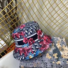 Personalized Monogram Flower Bucket Hat