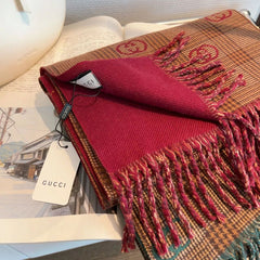 Premium Double-sided Cashmere Fringed Scarf