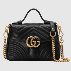 Monogram Flap Chain Mini Handle Bag