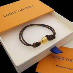 Lock And Key Leather Bracelet