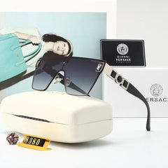 New Fashion Half-Portrait Logo Sunglasses