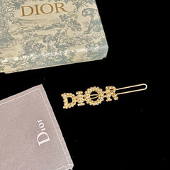 Diamond Gold Hair Clip