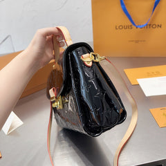 Patent Leather Tassel Bag