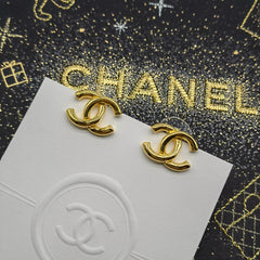 Golden Double C Earrings