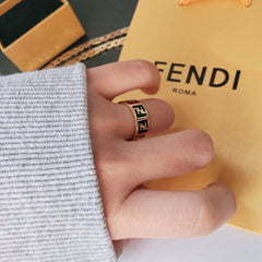 F Letter Ring