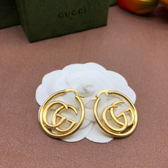 Logo Circle Earrings