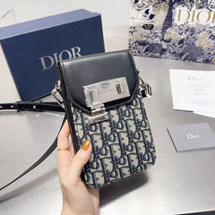 Monogram Jacquard Crossbody Phone Bag