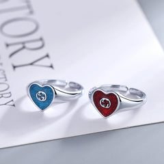 Heart Shape Open Ring