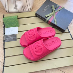 Fashion Colorful Platform Slippers