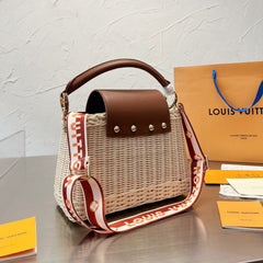 Sun Woven Tote Beach Bag