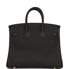 HE&ME Birkin 25 Black Togo Gold Hardware