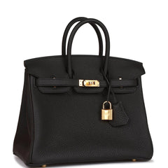 HE&ME Birkin 25 Black Togo Gold Hardware