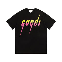 Lightning print T-shirt