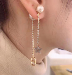 Luxury pendant earrings