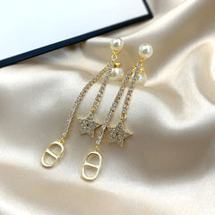 Luxury pendant earrings