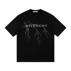 Embroidered lightning T-shirt