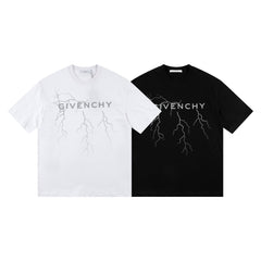 Embroidered lightning T-shirt