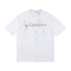 Embroidered lightning T-shirt